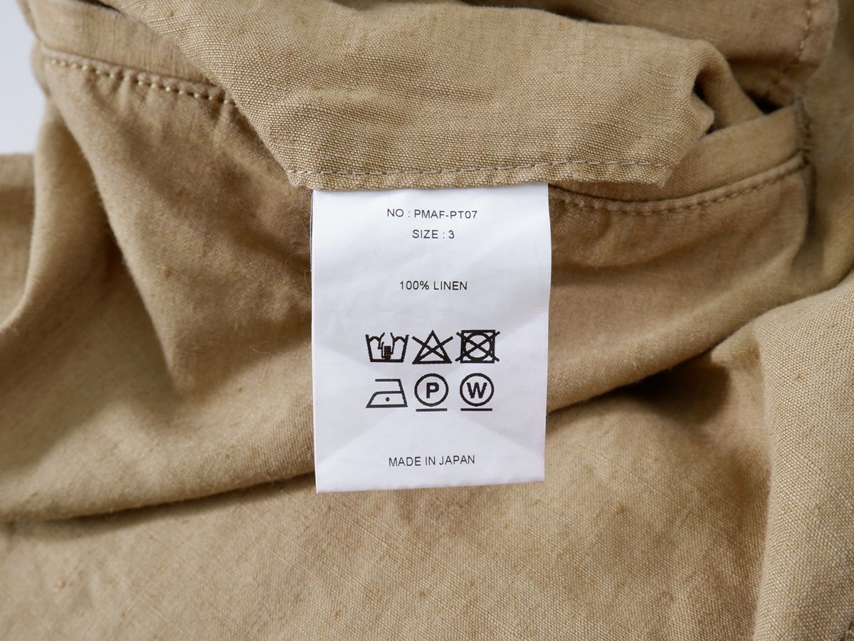 PHIGVEL MAKERS & Co.フィグベル LINEN 2TUCK TROUSERSリネン2タック