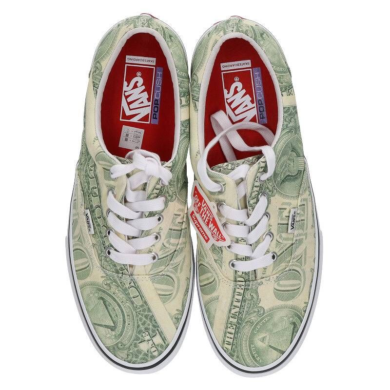 シュプリーム ×バンズ VANS 23SS Dollar Era ローカットスニーカー