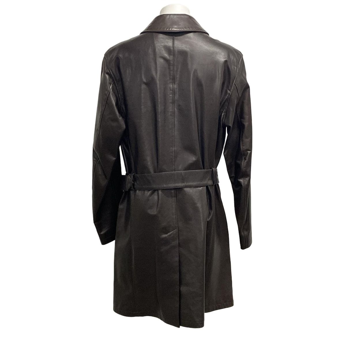 HERMES(エルメス) コート サイズ48 L メンズ美品 - ダークブラウン