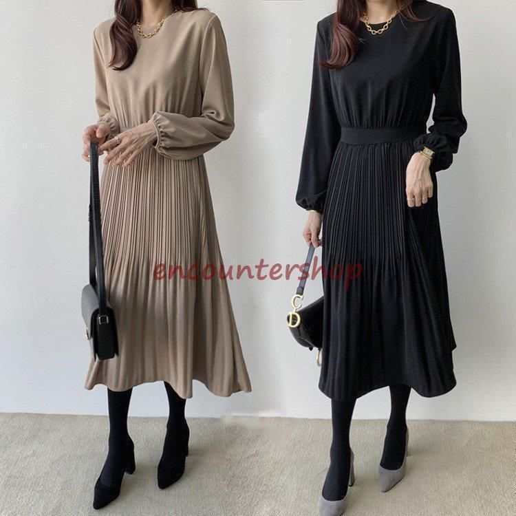 ワンピース レディース きれいめ シフォン春秋 長袖 上品 ワンピース 大きいサイズ 韓国風 おしゃれ着痩せ 通勤結婚式 30代 40代 50代LYX