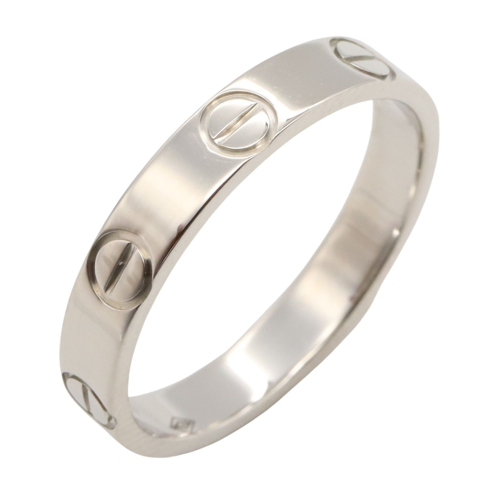 最終お値下げ❣️ 未使用❣️ カルティエ　ミニラブリング　Pt950 47 カルティエ CARTIER リング・指輪 ミニラブリング Pt950プラチナ