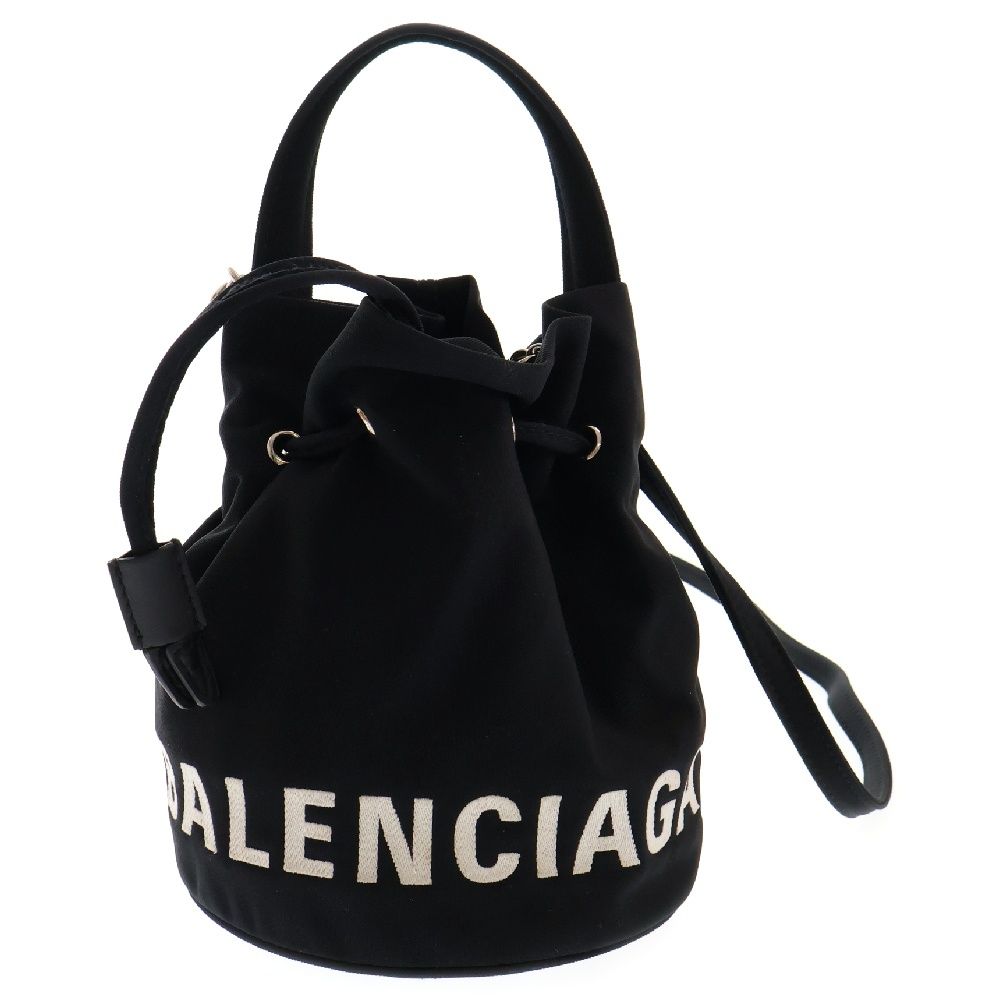 【 開梱 設置?無料 】 BALENCIAGA (バレンシアガ) WHEEL XS ウィール ドローストリング バッグ