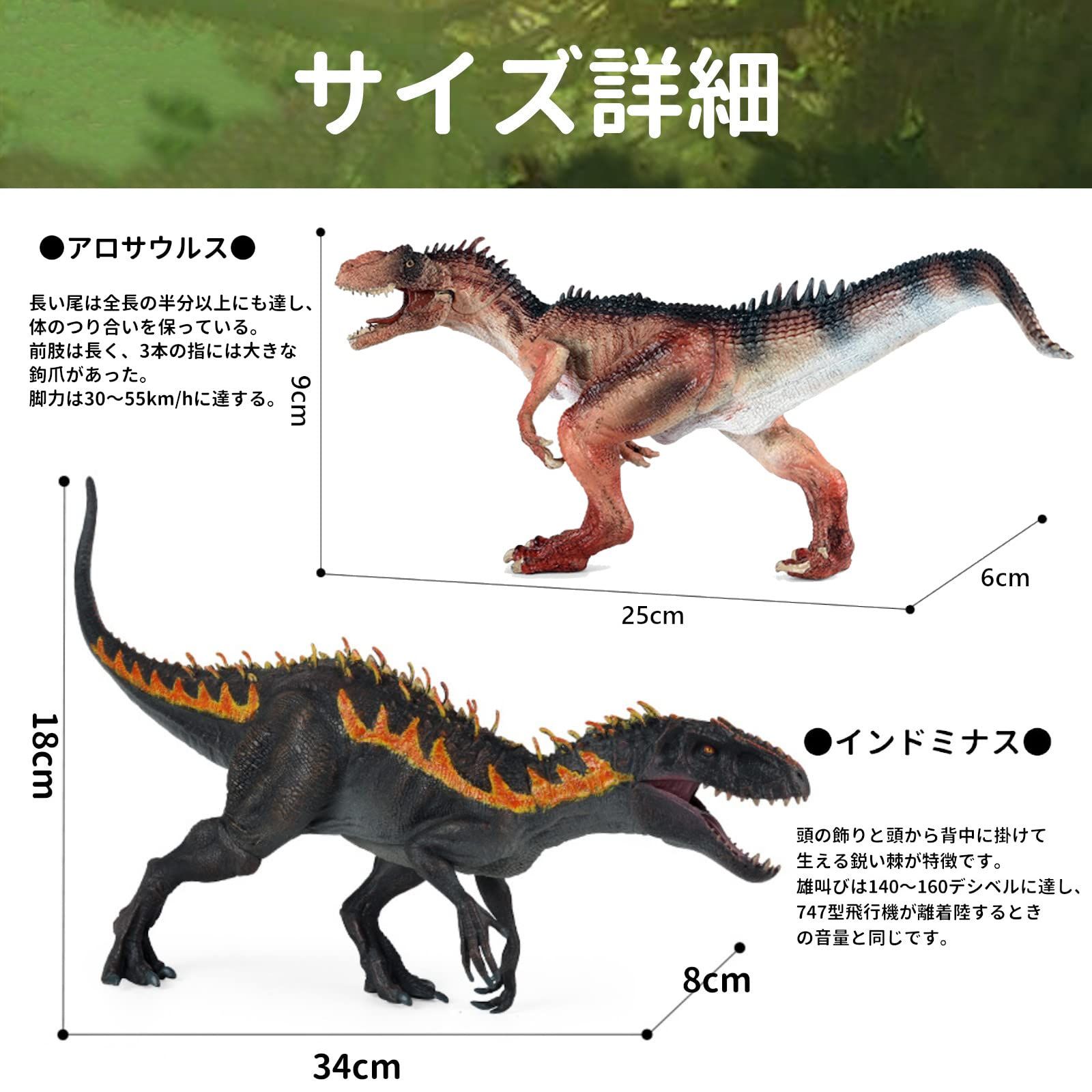 UTST 恐竜 フィギュア 黒色 インドミナスレックスおもちゃ