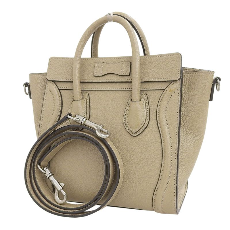 セリーヌ CELINE ラゲージ ナノショッパー 2WAYバッグ