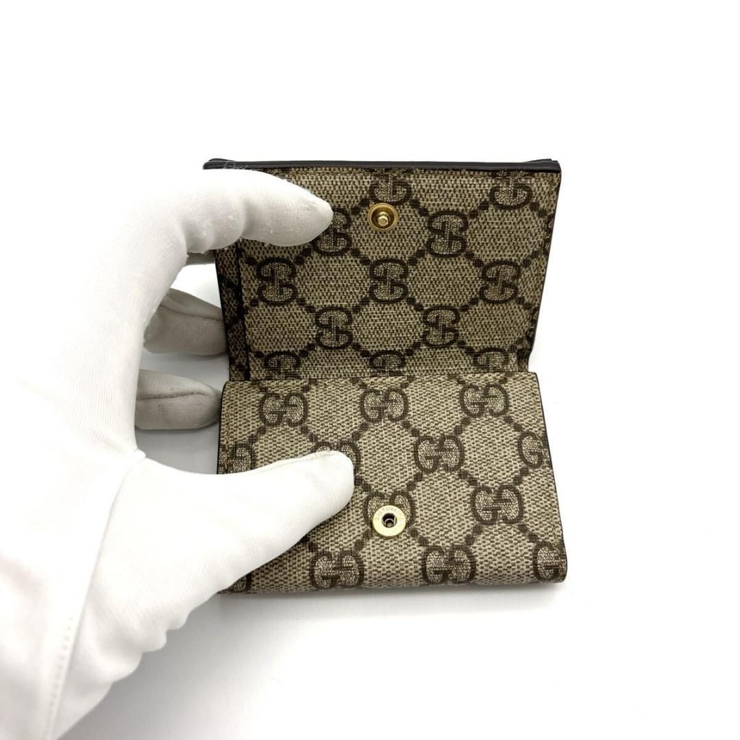 極美品◇バレンシアガ グッチ 三つ折り財布 ハッカープロジェクト GG