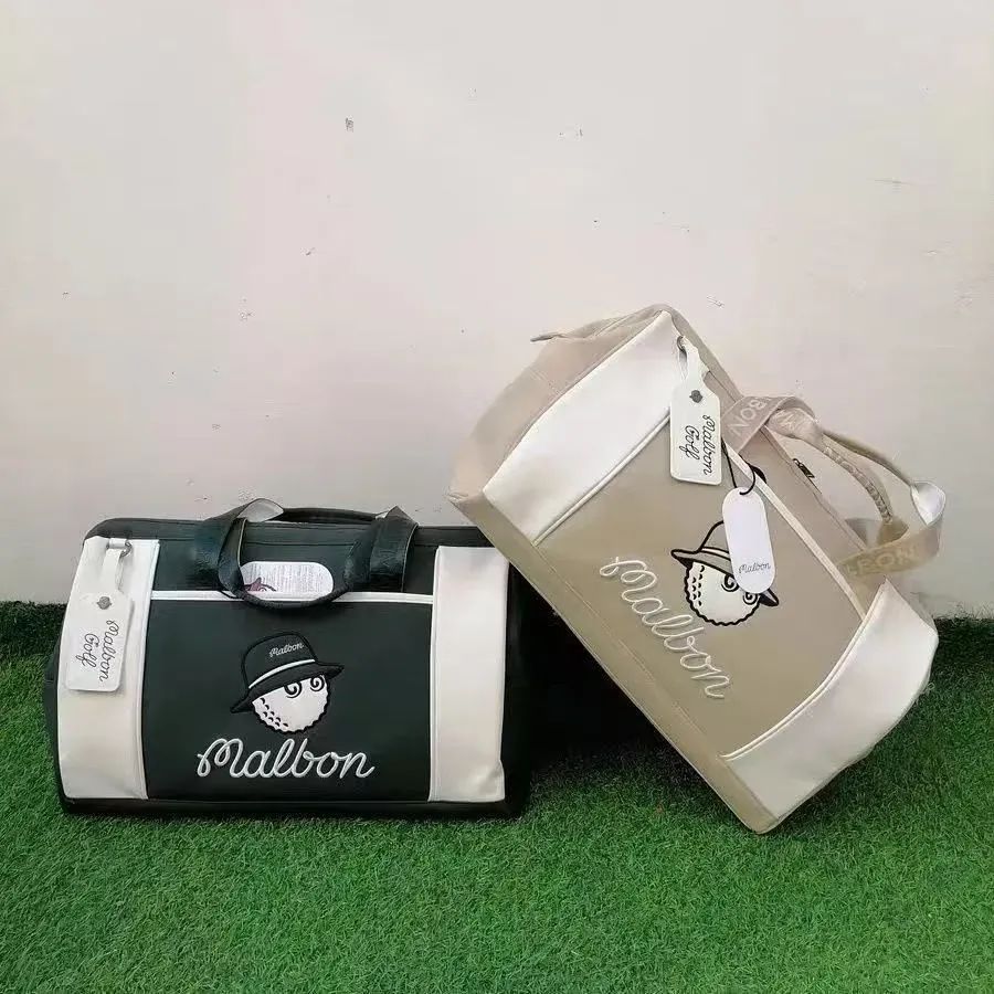Malbon 新作マルボンゴルフ ボストンバッグ ゴルフバッグ 大容量 グリーン Malbon 新作マルボンゴルフ ボストンバッグ ゴルフバッグ 大容量
