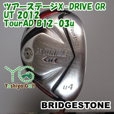 通販限定 ユーティリティ ブリヂストン ツアーステージX-DRIVE GR UT 2012/TourAD B12-03u/S/23[088218]