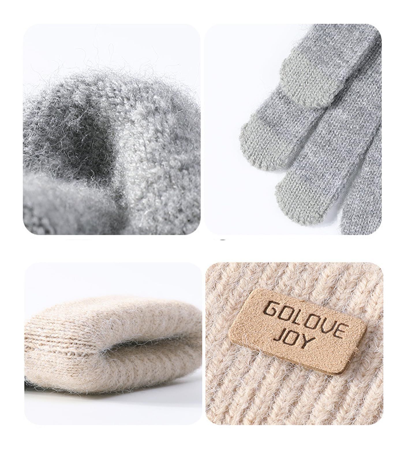 売切注意 お急ぎ下さい 保温 柔らかい 暖かい スマホ対応 おしゃれ 女性用 自転車 ふわふわ裏起毛 通勤 防寒 通学 ニット てぶくろ グローブ 秋 冬 冬小物 レディース 手袋 fourfivesixはる プレゼント