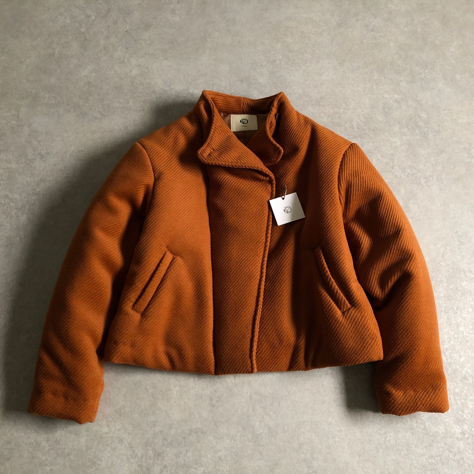 美品　エトロ コーデュロイ ジャケット シルク ペイズリー　オレンジ　暖色　XL 新品 定価3.4万 藤井夏恋 NEROLI VOLUME SLANTING コーデュロイ