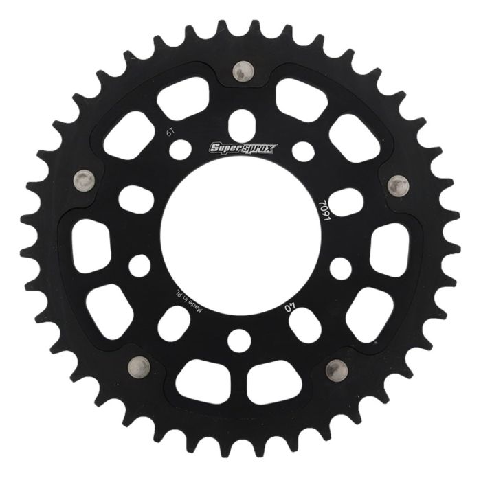 3営業日で発送 スーパースプロックス Supersprox SPX REAR STEALTH 7091-40T BLK