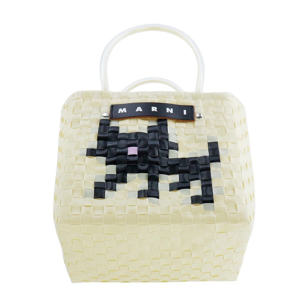 マルニ バッグ MARNI アニマルバスケット ブラックキャット