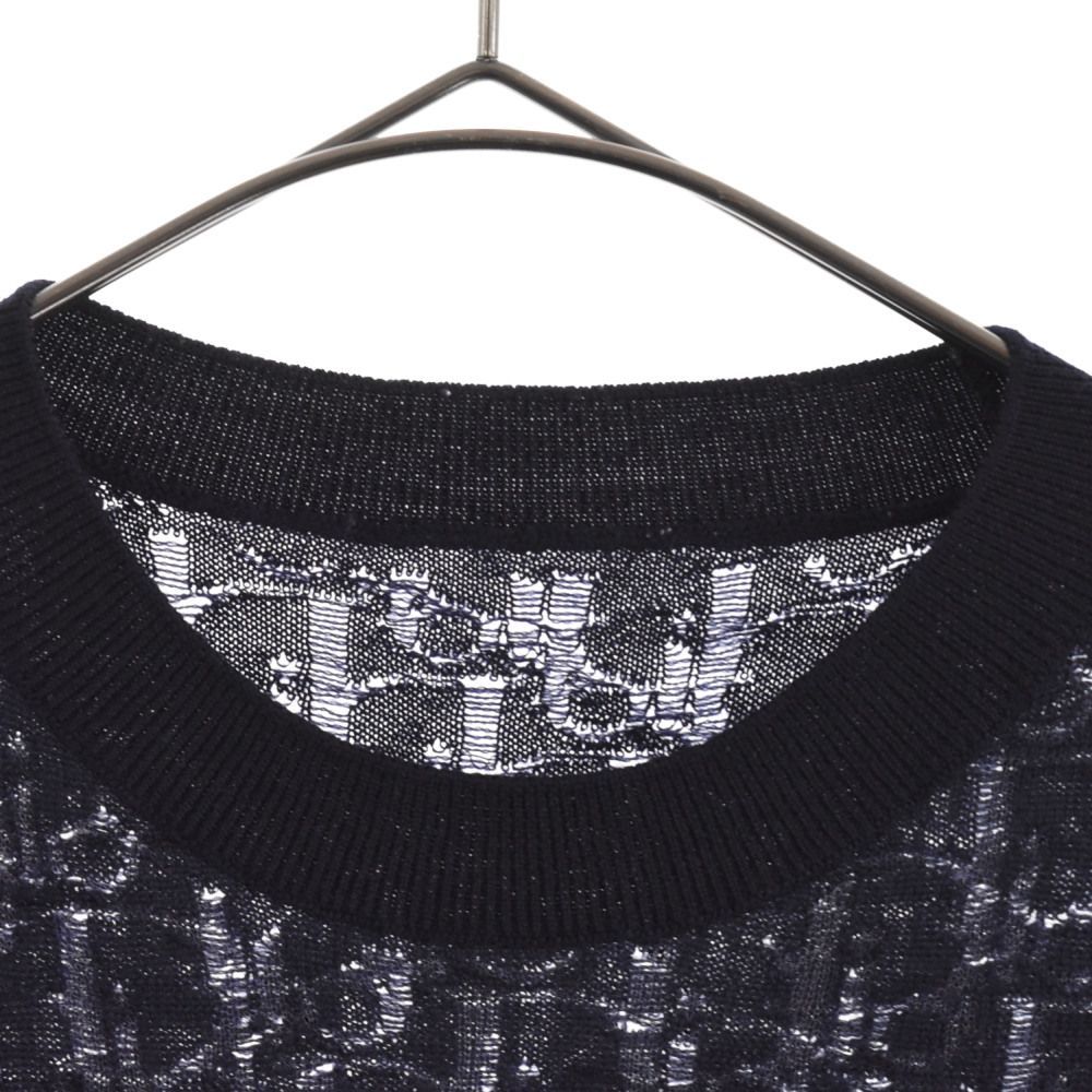 DIOR (ディオール) 21SS オブリーク ニット シースルー 半袖T