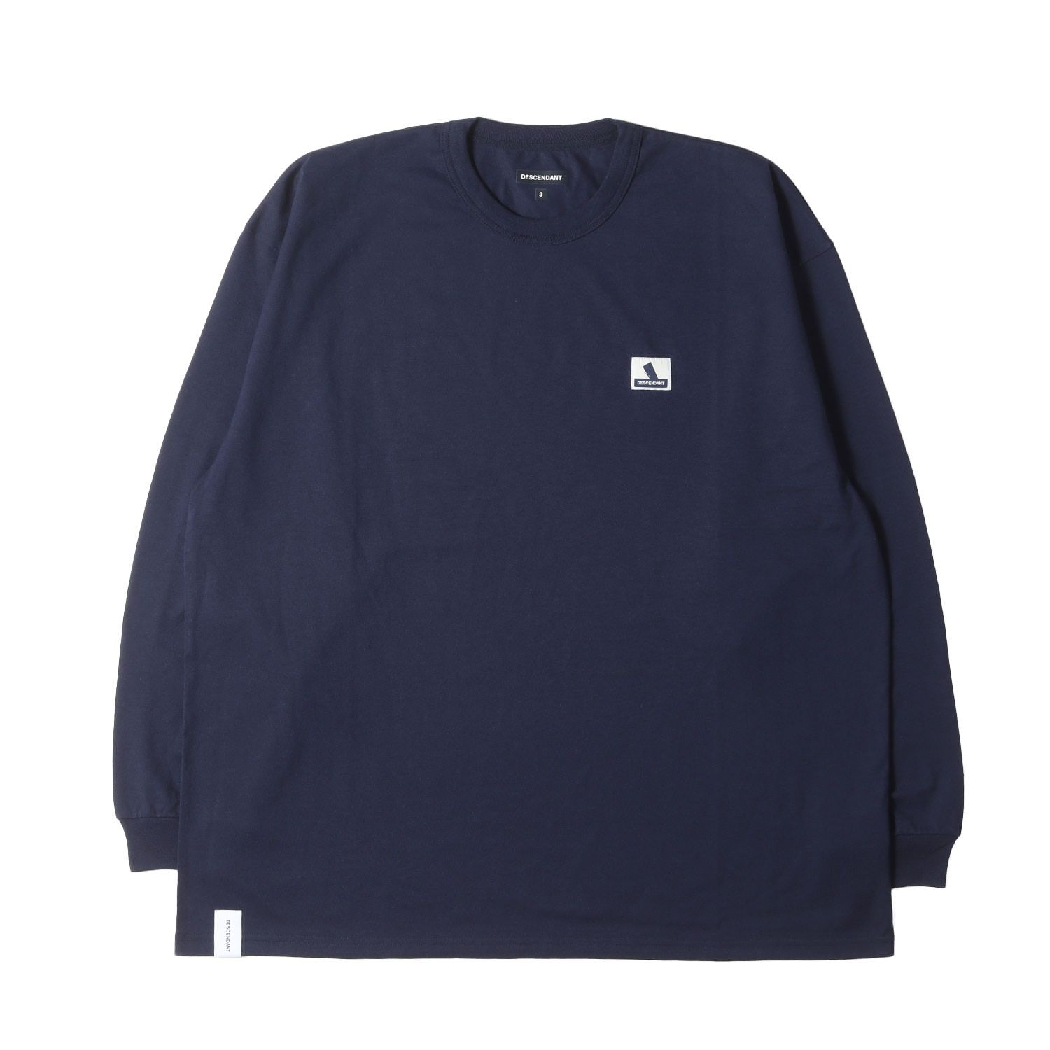 美品 DESCENDANT ディセンダント Tシャツ サイズ: 3 21AW バック 美品 DESCENDANT ディセンダント Tシャツ サイズ: 3 21AW バック