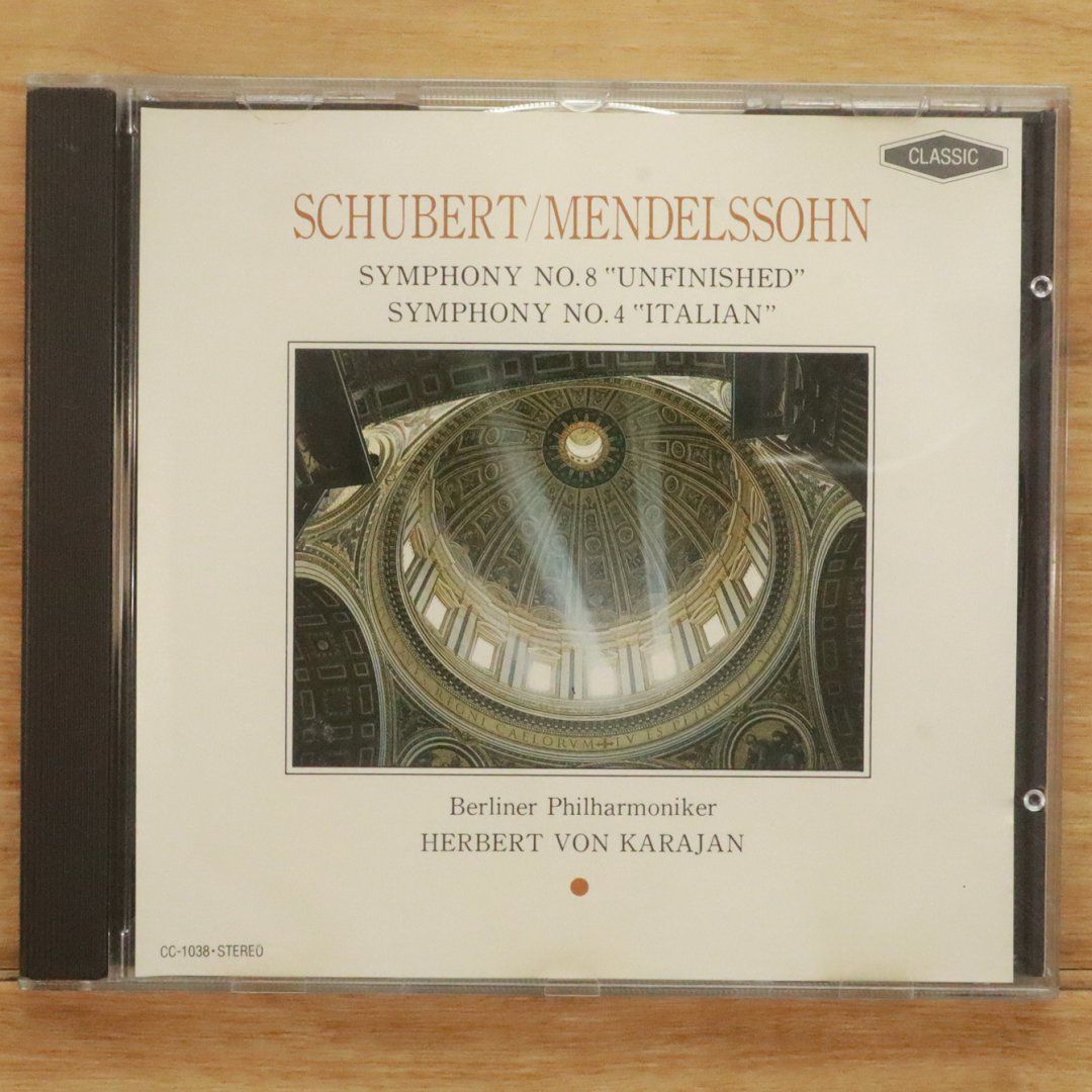 中古CD☆カラヤン/Karajan□ シューベルト：交響曲8番路《未完成