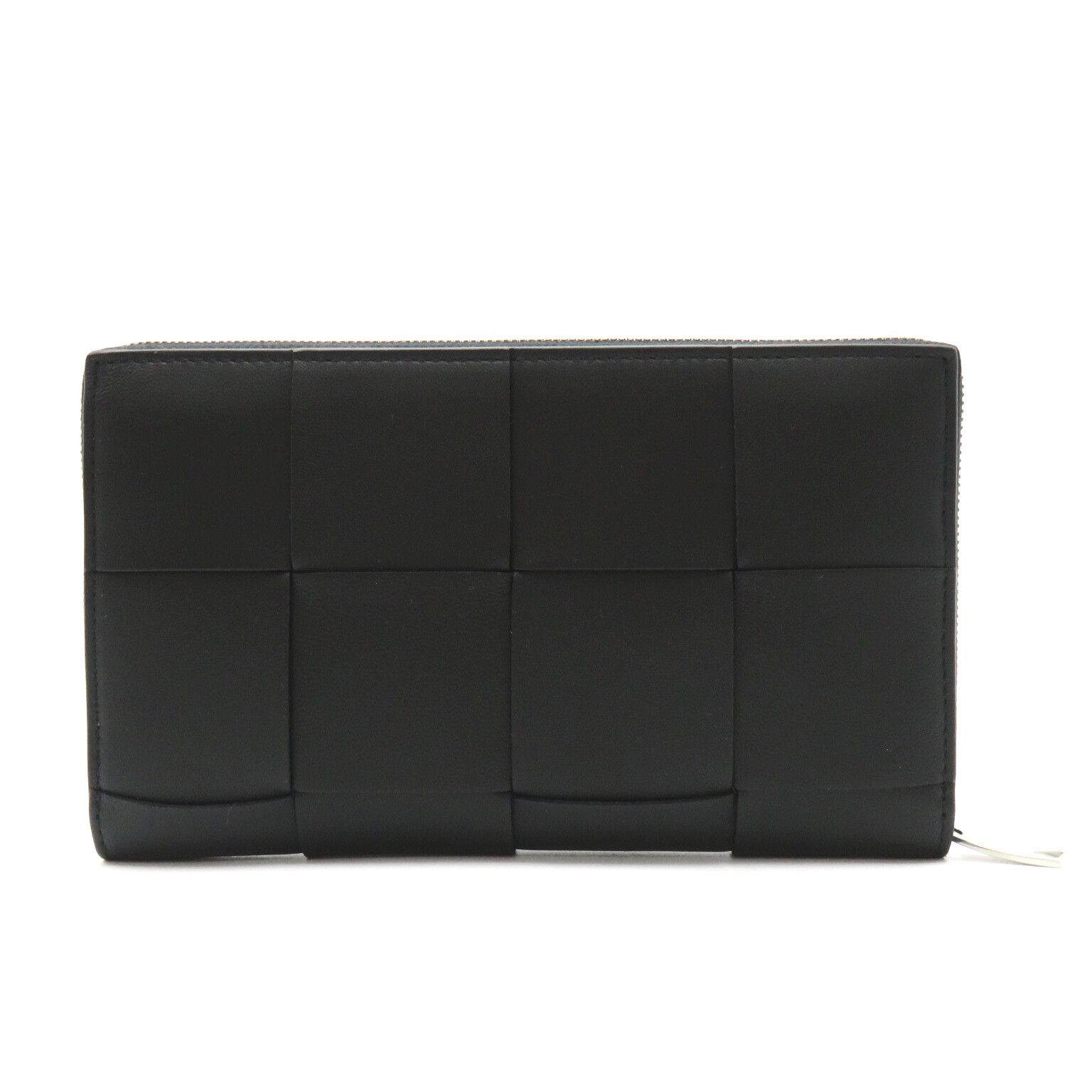 ボッテガヴェネタ BOTTEGA VENETA ラウンド長財布 カセット ジップアラウンドウォレット 651368V3UO18803 ブラック ラムスキン 羊革 ラウンド長財布 レディース