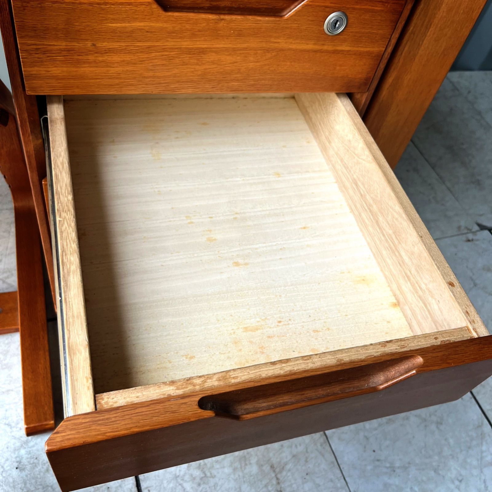 取付無料！コスガ家具 ワークショップ 天然木ワーキングデスク・ワゴン