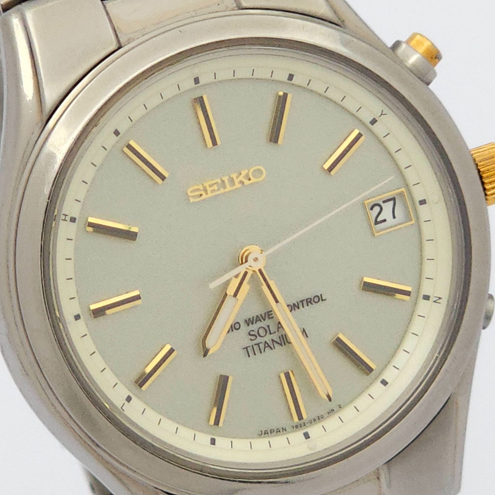 SEIKO セイコー 7B22-0AD0 ソーラー電波 動作品 チタニウム - メルカリ