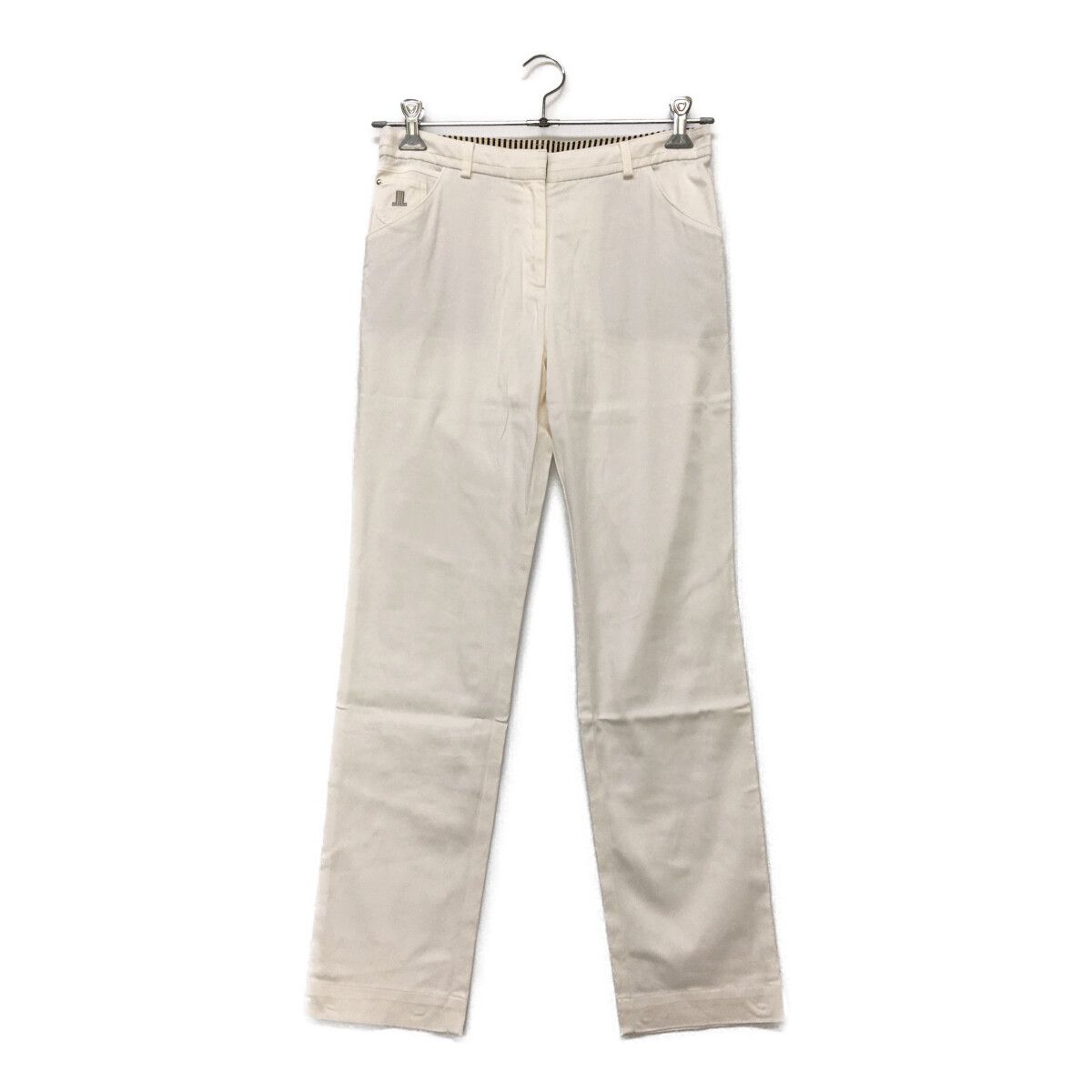 日本人気超絶の ランバンスポール レディース LANVIN 白 40(L) パンツ SPORT レディースウェア