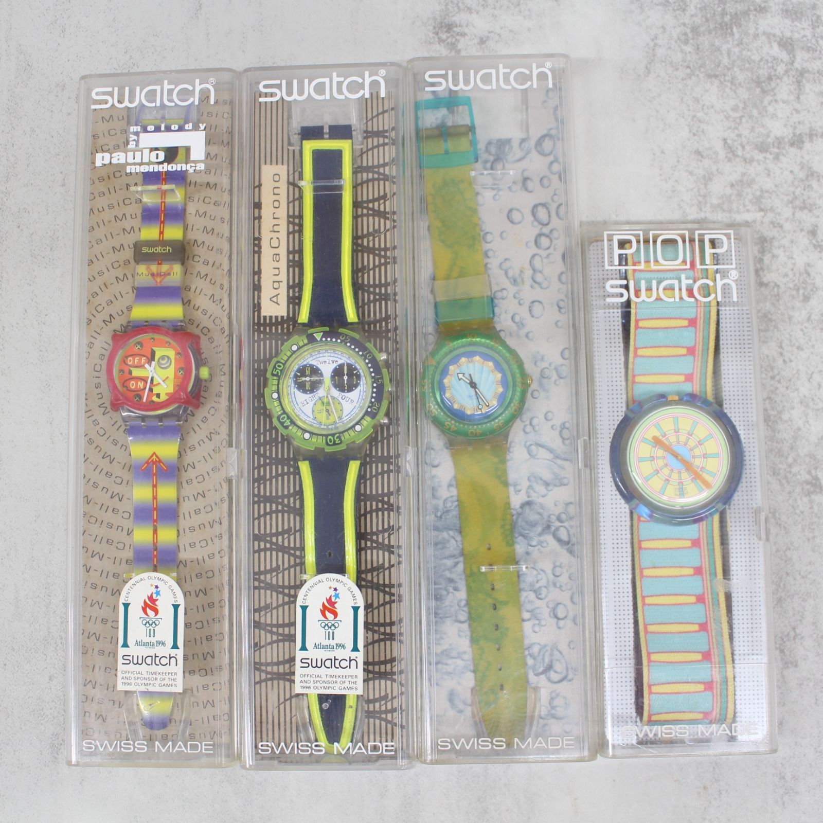 S180)【まとめ♪】Swatch/スウォッチ 腕時計 4本セット ジャンク  