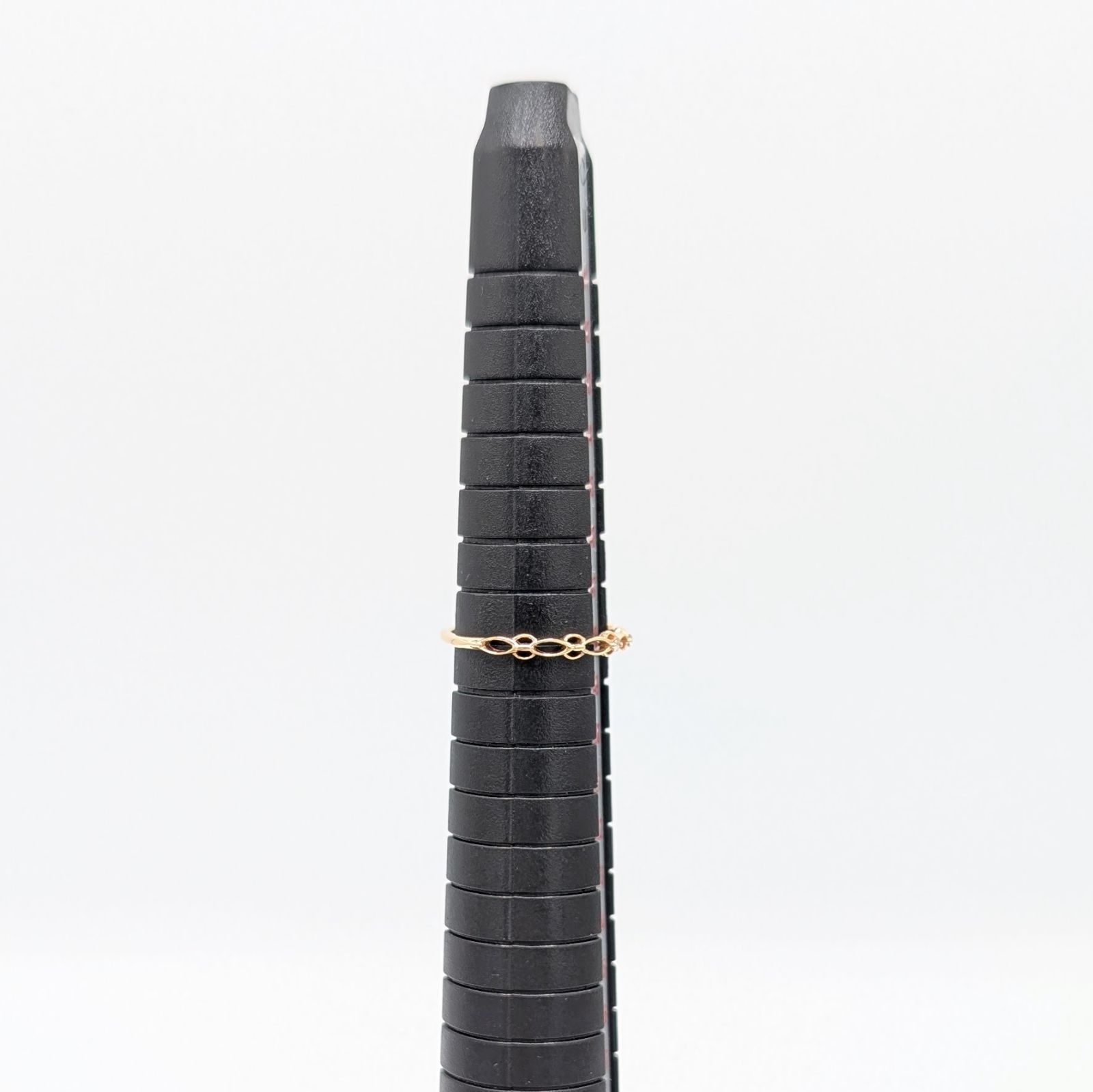 新品仕上済】アガット/agete 3Pダイヤモンドリング K10YG-0.7g 0.02ct