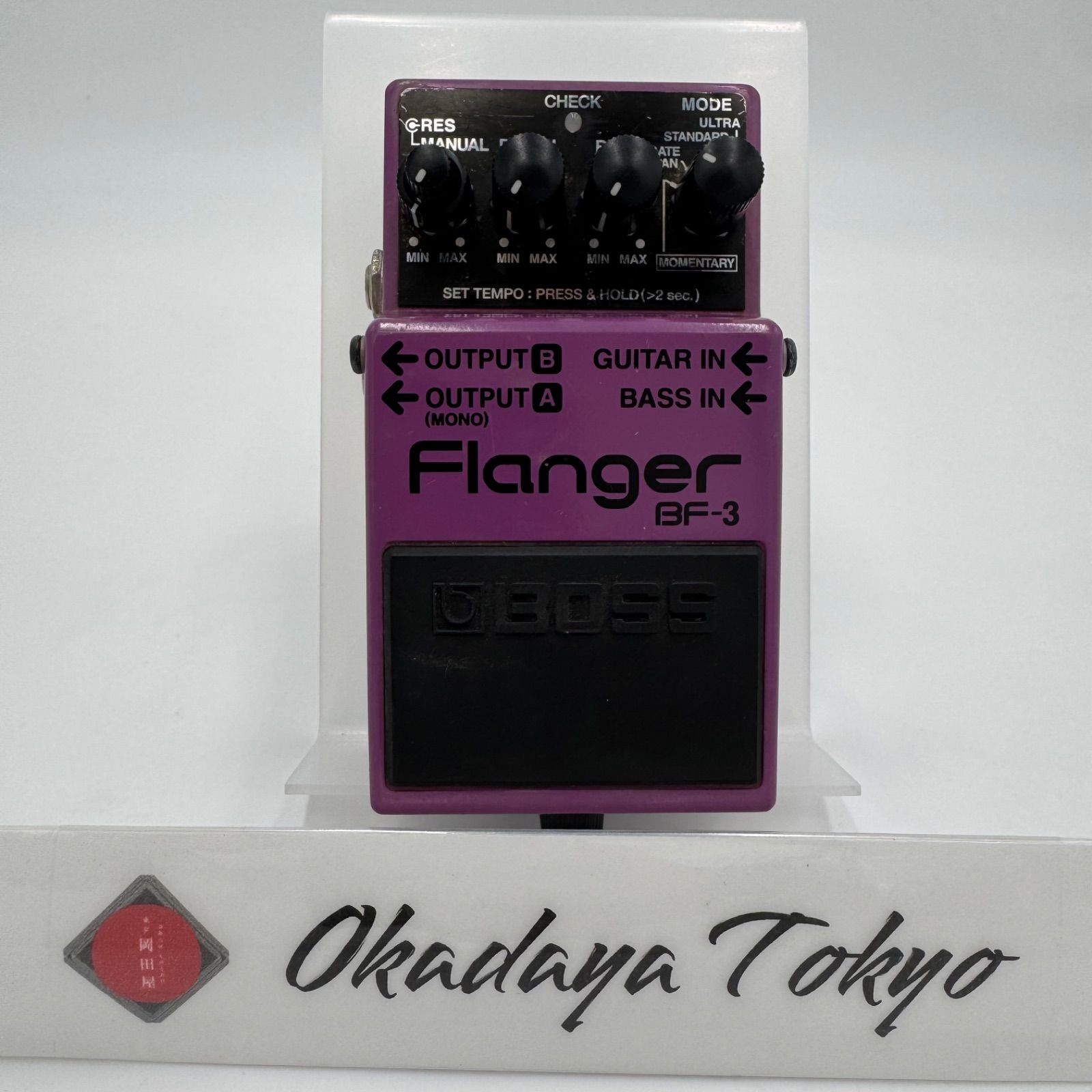 BOSS Flanger BF-3 Made In TAIWAN フランジャーエフェクター 動作確認