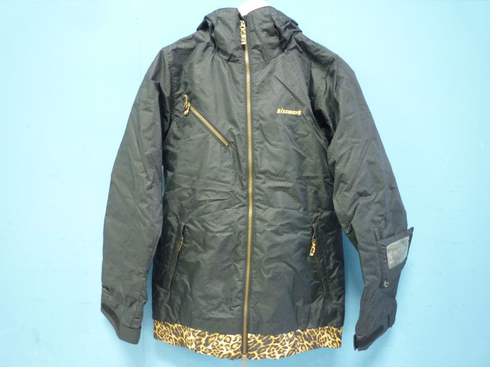 kissmark ヒョウ柄 スノーボードウェア Mサイズ レディース スキー スノボ ウェア M キスマーク レオパード ヒョウ柄