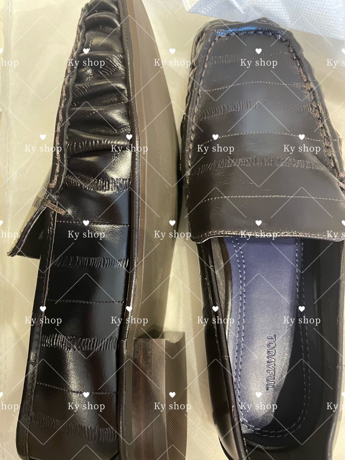 TODAYFUL Squaretoe Gather Loafers ♥