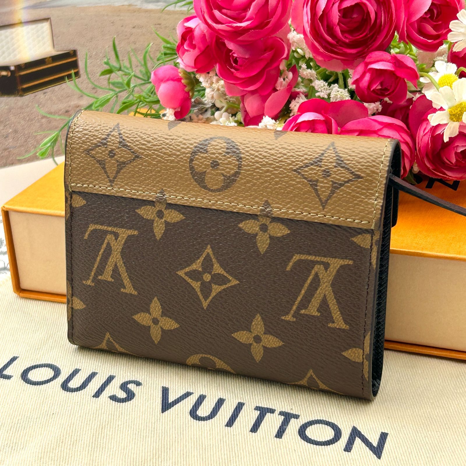 100％品質保証。 級 ルイヴィトン モノグラム リバース ポルトフォイユ ヴィクトリーヌ 品質保証 ！
