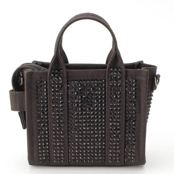 マークジェイコブス クリスタル キャンバス クロスボディ トート