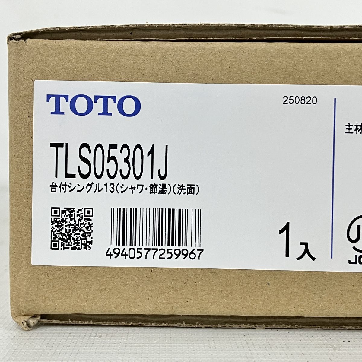 TOTO TLS05301J 洗面用水栓金具 台付シングル混合水栓 Y10565093