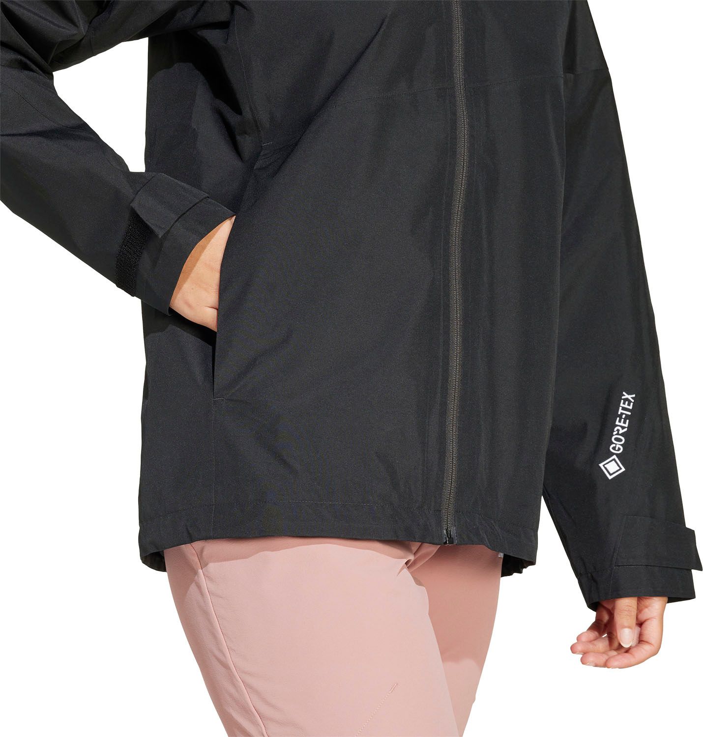  アディダス adidas アウトドア テレックス Xperior 2 L GORE TEX パフォーマンスジャケット レディース 女性 ウィメンズ アウター レインシェル 耐久性 防水性 透湿性 KVF 61 JD 8362 ブラック クッション 自転車用品 その他 アウター