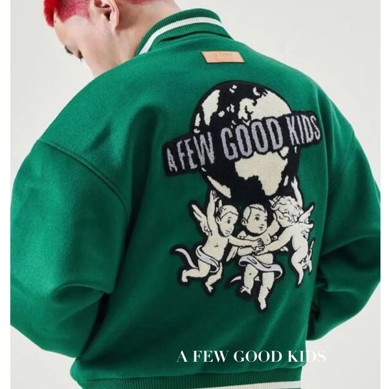 AFGK/a few Goodkids/エンジェルスタジャングリーン A FEW GOOD KIDS アフューグッドキッズ AFGK ANGEL COLLAGE JKT