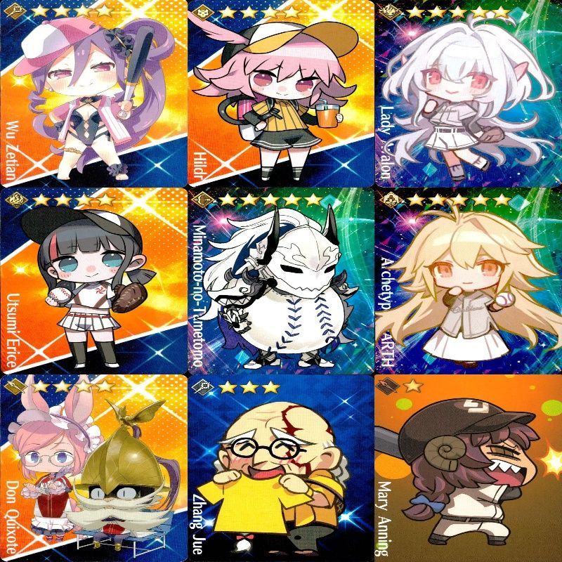 FGO fate グレイルリーグ 野球 カード まとめ d961 o10-1 - メルカリ