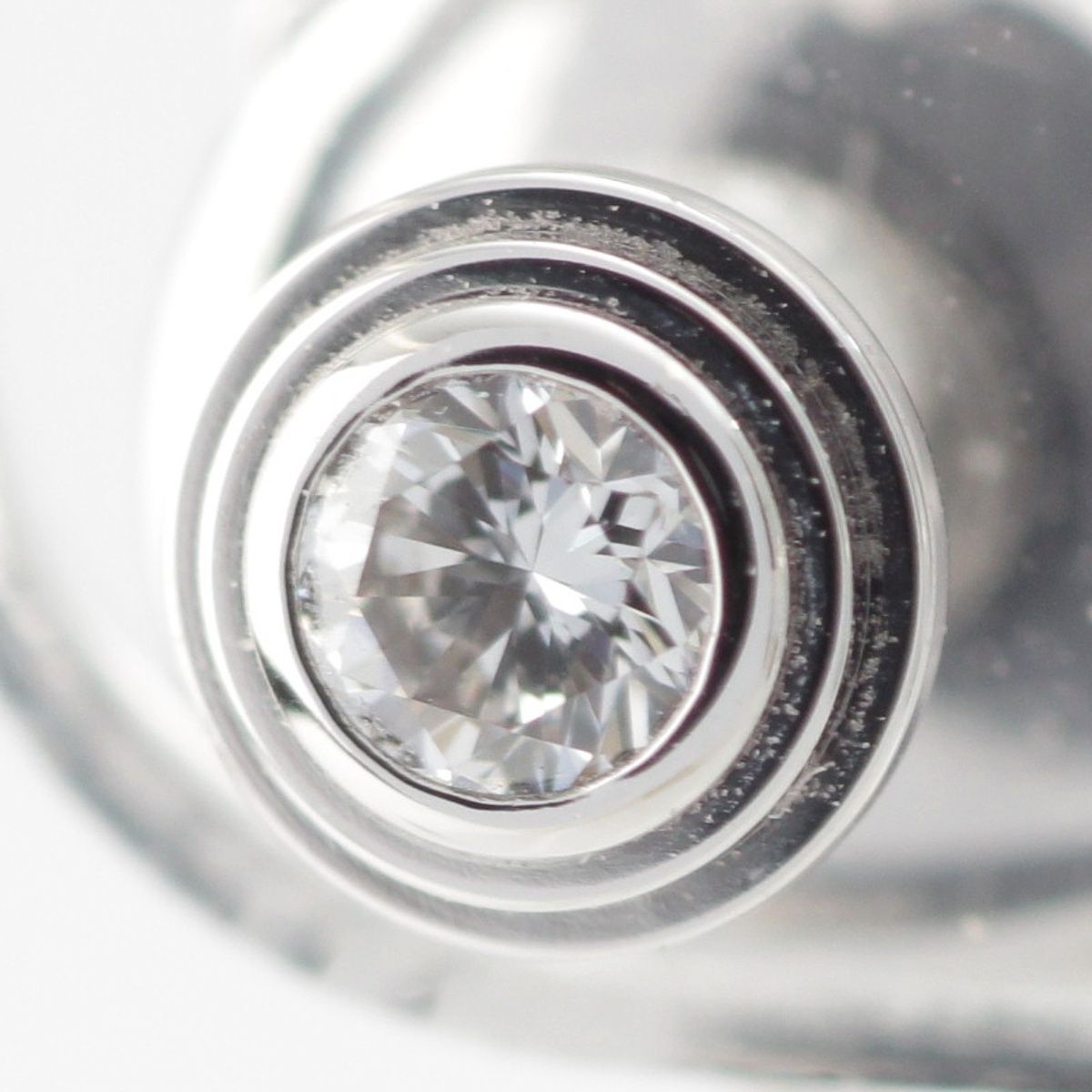 カルティエ 750WG ダムールXS ピアス Au750 シルバー 1.1g SIROKUMA-CORPORATION_COM