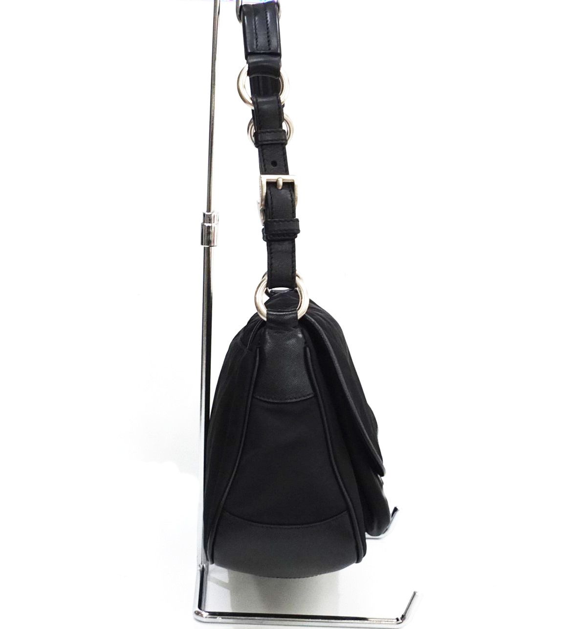 ★PRADA ★ブラック★ナイロンショルダーバッグ★ 関税負担なし☆PRADA プラダ ナイロン ショルダーバッグ (PRADA