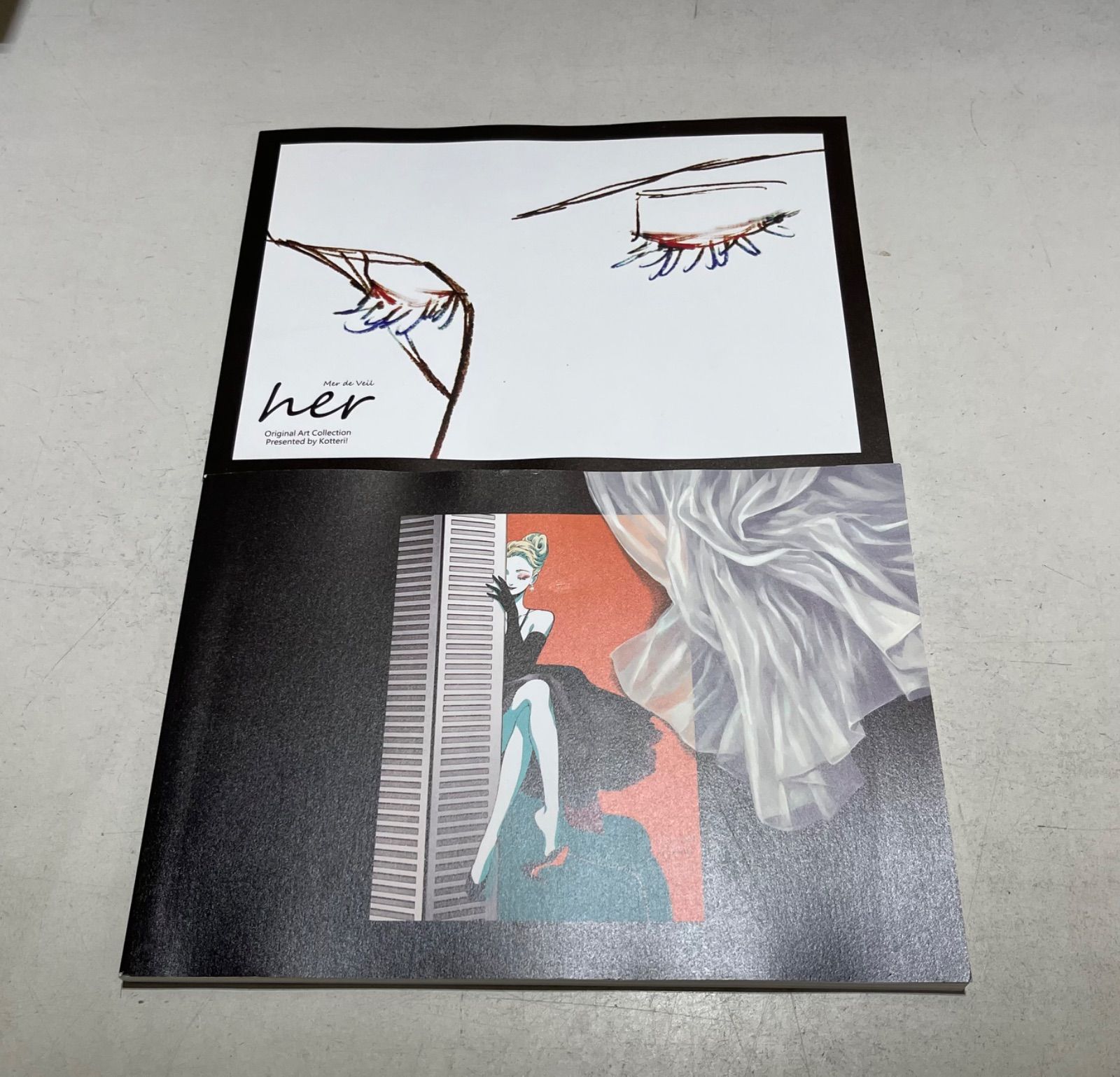 her veil kotteri コテリ　2冊セット　イラスト集 veil コテリ イラスト集 2冊セット - メルカリ