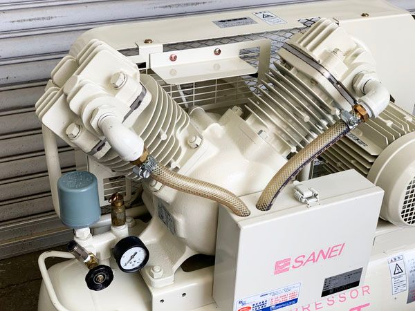 SANEI/三栄技研 1.5kW 2馬力 オイルフリーレシプロコンプレッサー ACE-1.5S5/6 / 日立 ベビコン サイレント  エアーコンプレッサー - メルカリ