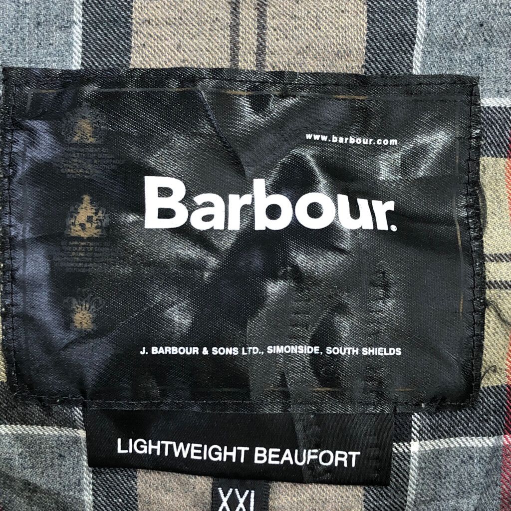 Barbour バブアー ライトウエイト ビューフォート ノンオイル ナイロン ジャケット カジュアル ベージュ (メンズ XL) 中古 古着  P1674