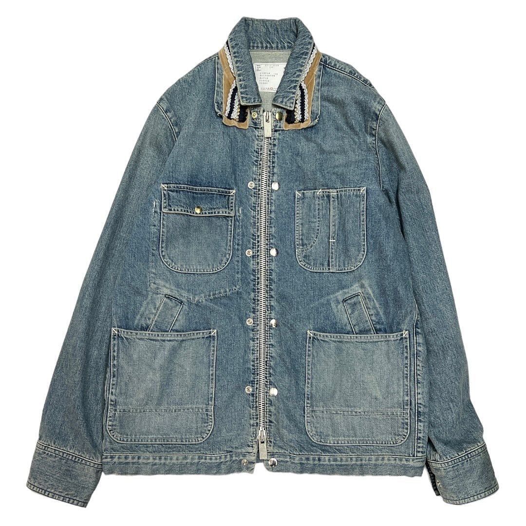 sacai デニムジャケット 17AW Denim Coverall-