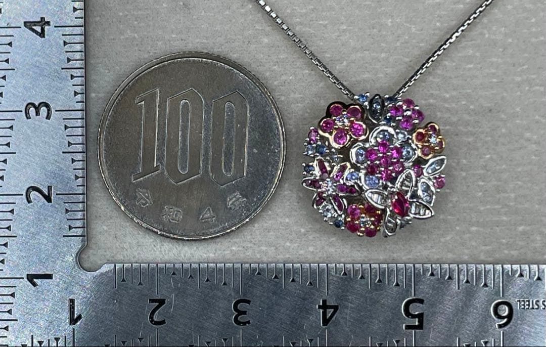 JJ100☆高級 マルチストーン0.94ct K18WG ヘッド 鑑別付 - メルカリ