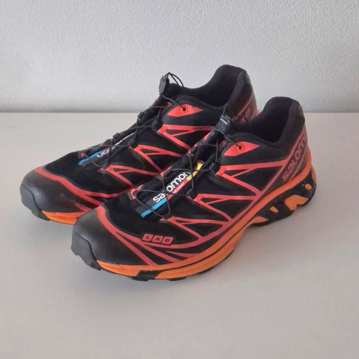 SALOMON サロモン salomon xt6 黒 オレンジ 305 12
