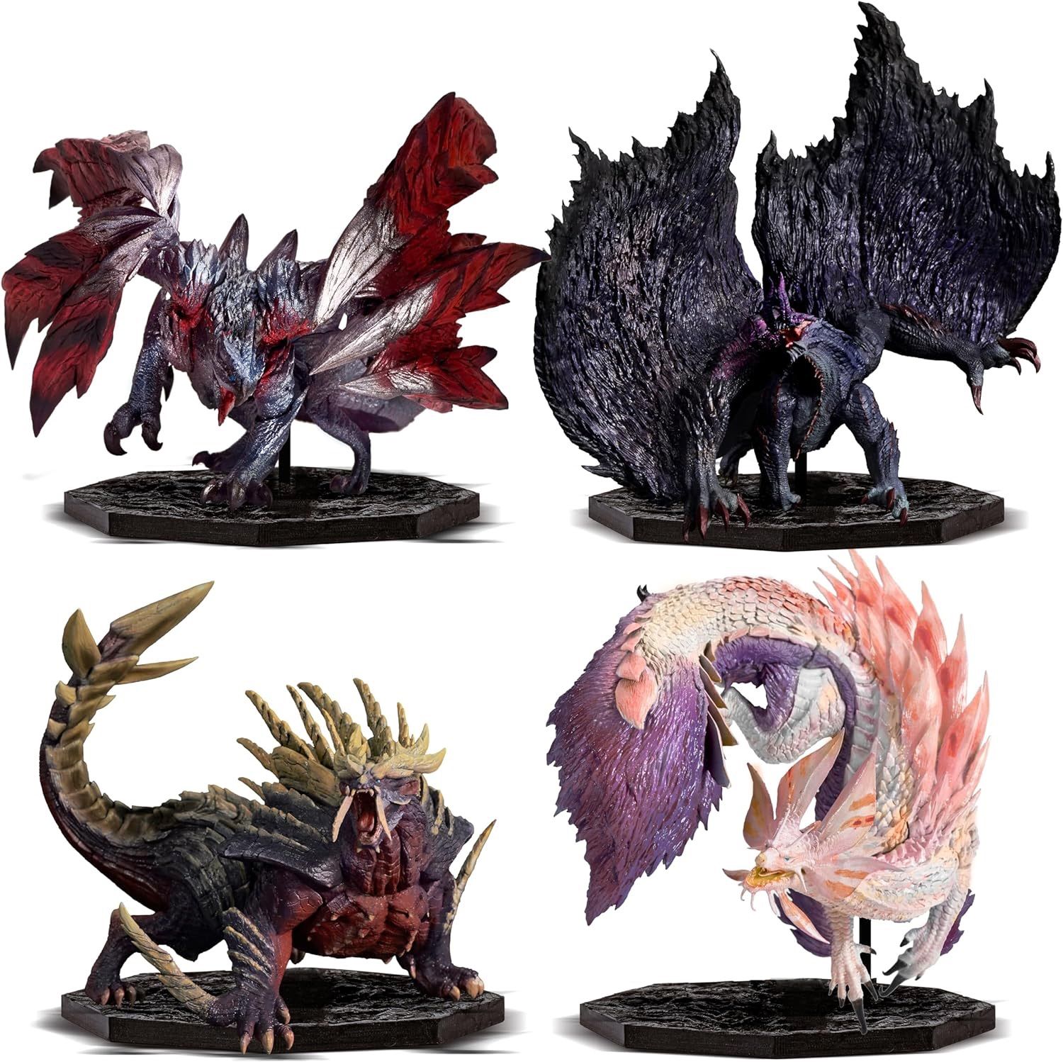 CAPCOM FIGURE BUILDER CUBE MONSTER HUNTER 4体セットボックス（ゴア・マガラ/奇しき赫耀のバルファルク/マガイマガド/タマミツネ） 約145×155×580mm PVC、ABS製