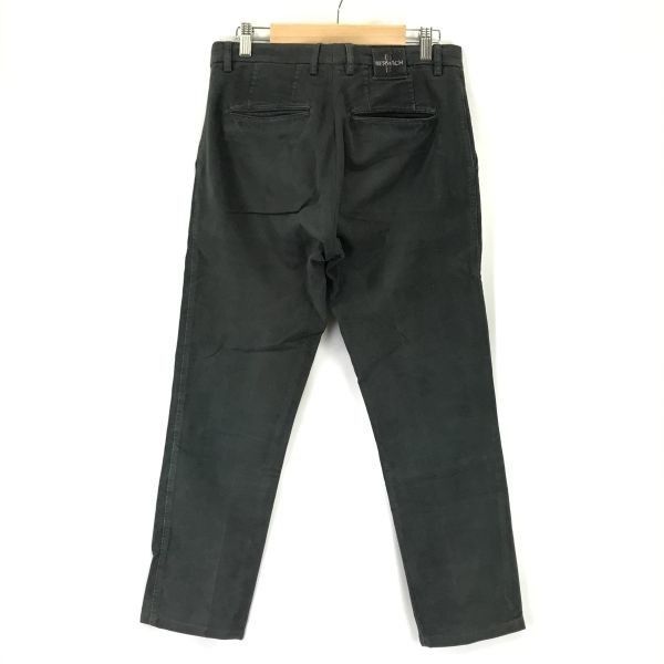 ベルウィッチ/BERWICH x BARNEYS NEW YORK★コットンパンツ【46/メンズM/股下70cm/チャコール/イタリア製】Pants/Trousers◆cBH501 ベルウィッチ/BERWICH x BARNEYS NEW YORK☆コットンパンツ【46/メンズ