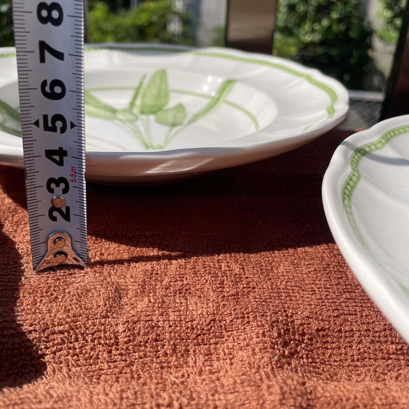 ジノリManifattura di Laveno ハーブスーププレート新品未使用