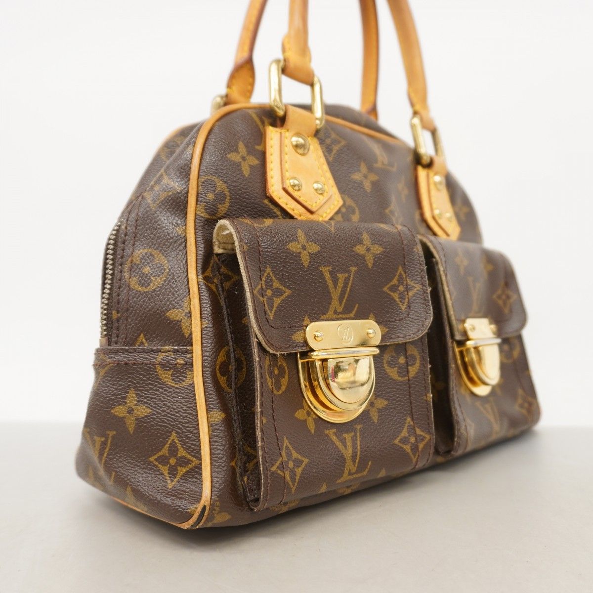 ルイヴィトン モノグラム マンハッタンPM ハンドバッグ ブラウン 楽天市場】ルイ ヴィトン LOUIS VUITTON ハンドバッグ