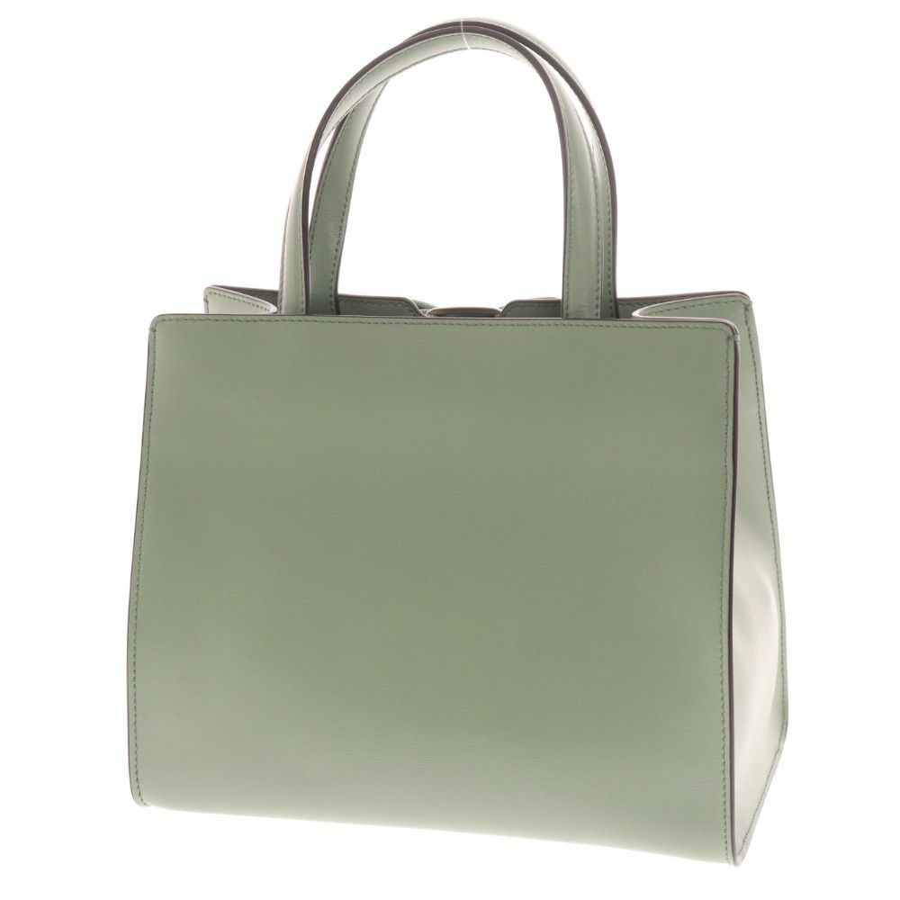 フェラガモ　グリーン リボン付き ハンドバッグ Ferragamo ロゴ ハンドバッグ | グリーン | FARFETCH JP