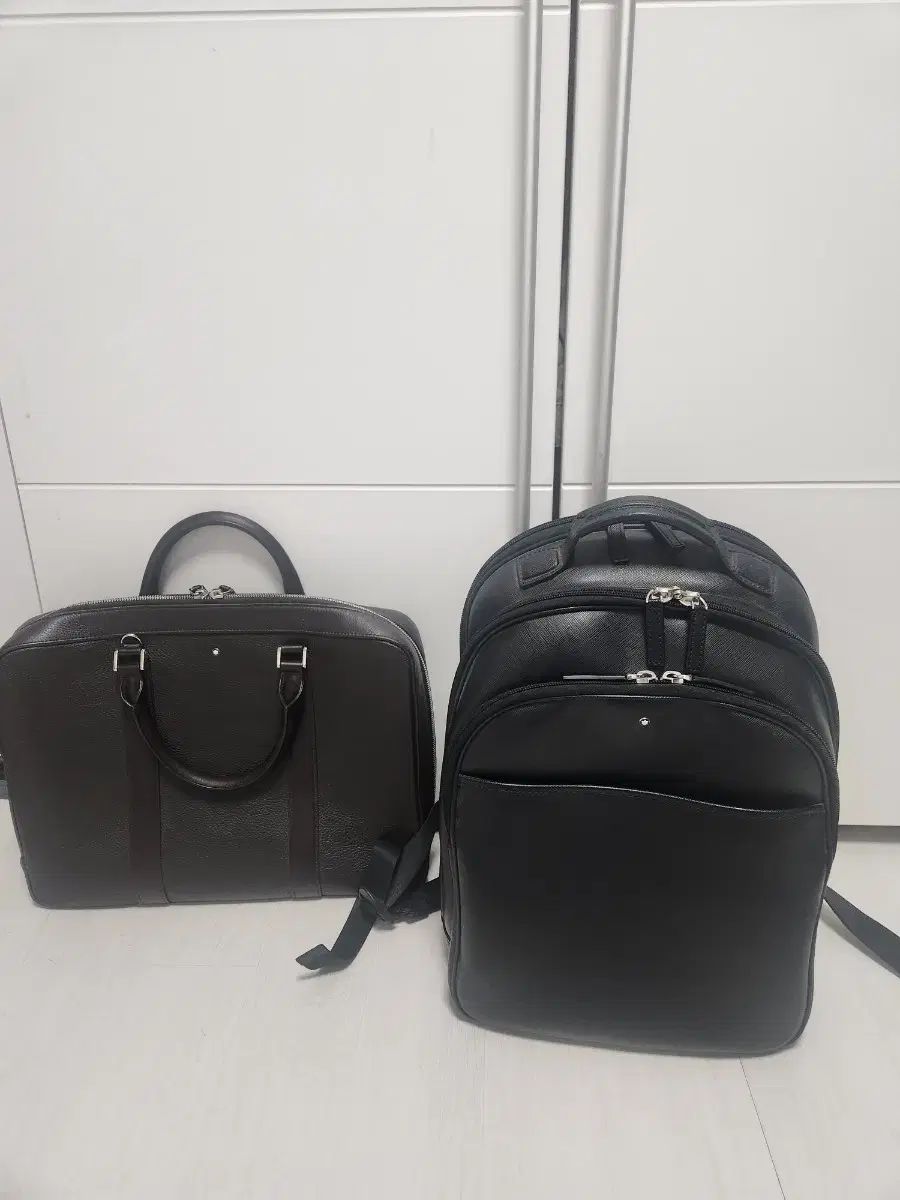 MONTBLANC モンブラン ビジネスバッグ 本革 ナイロン