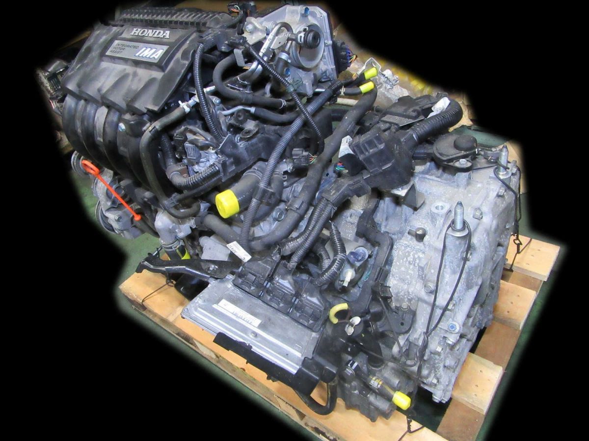 ホンダ 2012年式 GP1 フィット ハイブリッド HV 純正 エンジン CVT トランスミッション LDA-512 SE7A-114
