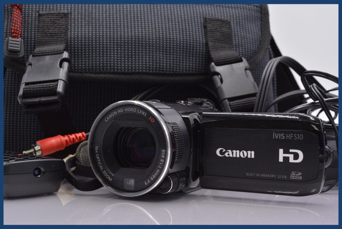Canon IVIS HF10 HDビデオカメラ　(ジャンク扱い) ジャンク品※ Canon ビデオカメラ iVIS HF10 - メルカリ