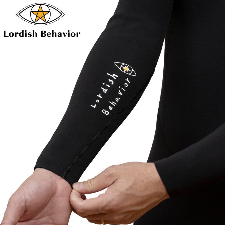 サーフィン タッパー ジャージ Lordish Behavior 試着のみ Lordish Behavior：2mm コンプレッション 長袖タッパー バック